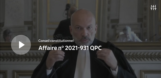 Plaidoirie devant le Conseil constitutionnel en faveur de la liberté d’association